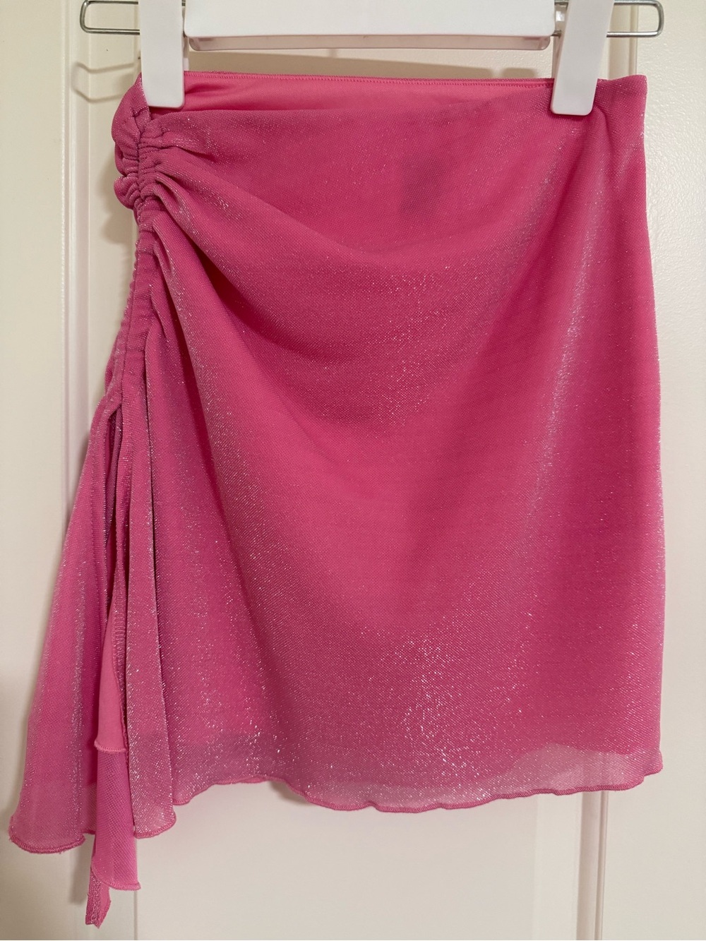 Princess Polly Pink Mini Skirt with Side Tie Detail